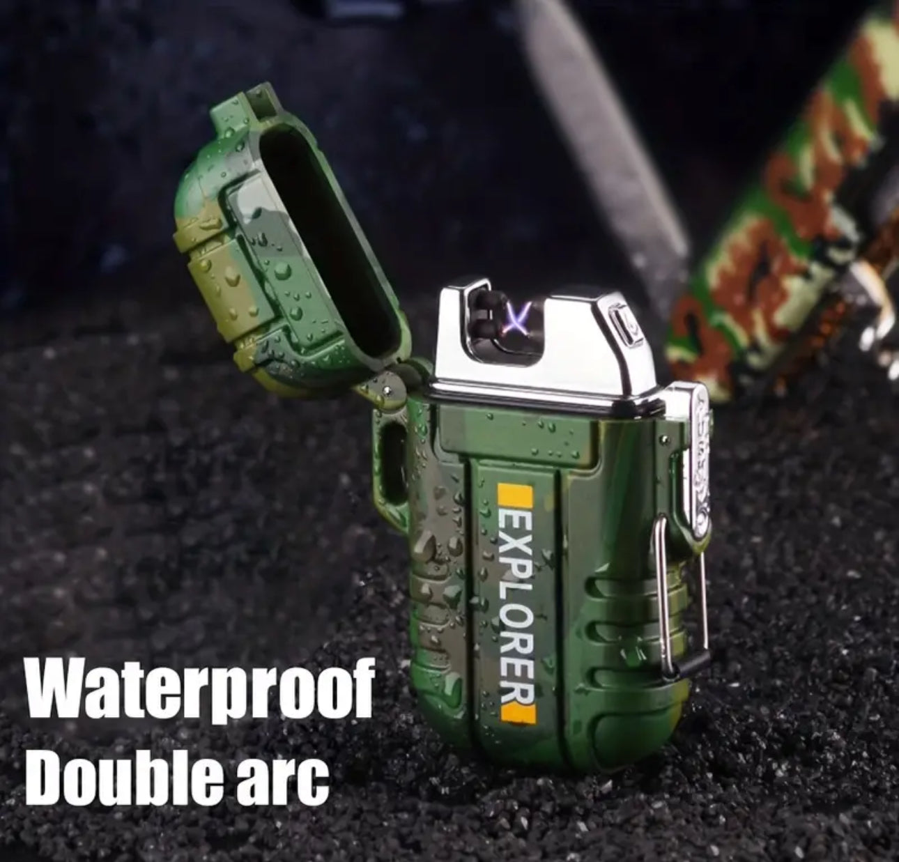 Waterproof & Windproof USB Lighter